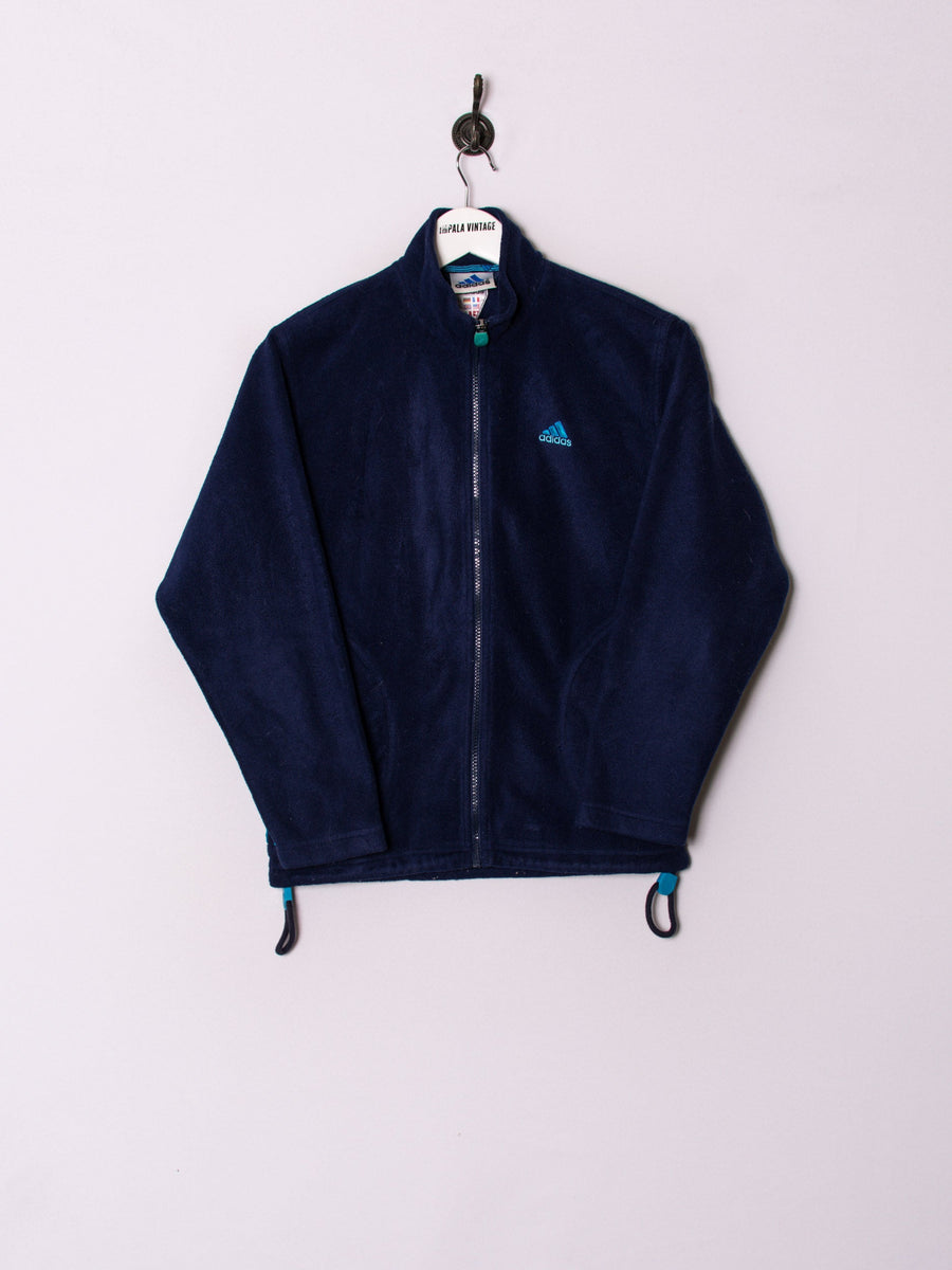 Adidas Blue Zipper Fleece