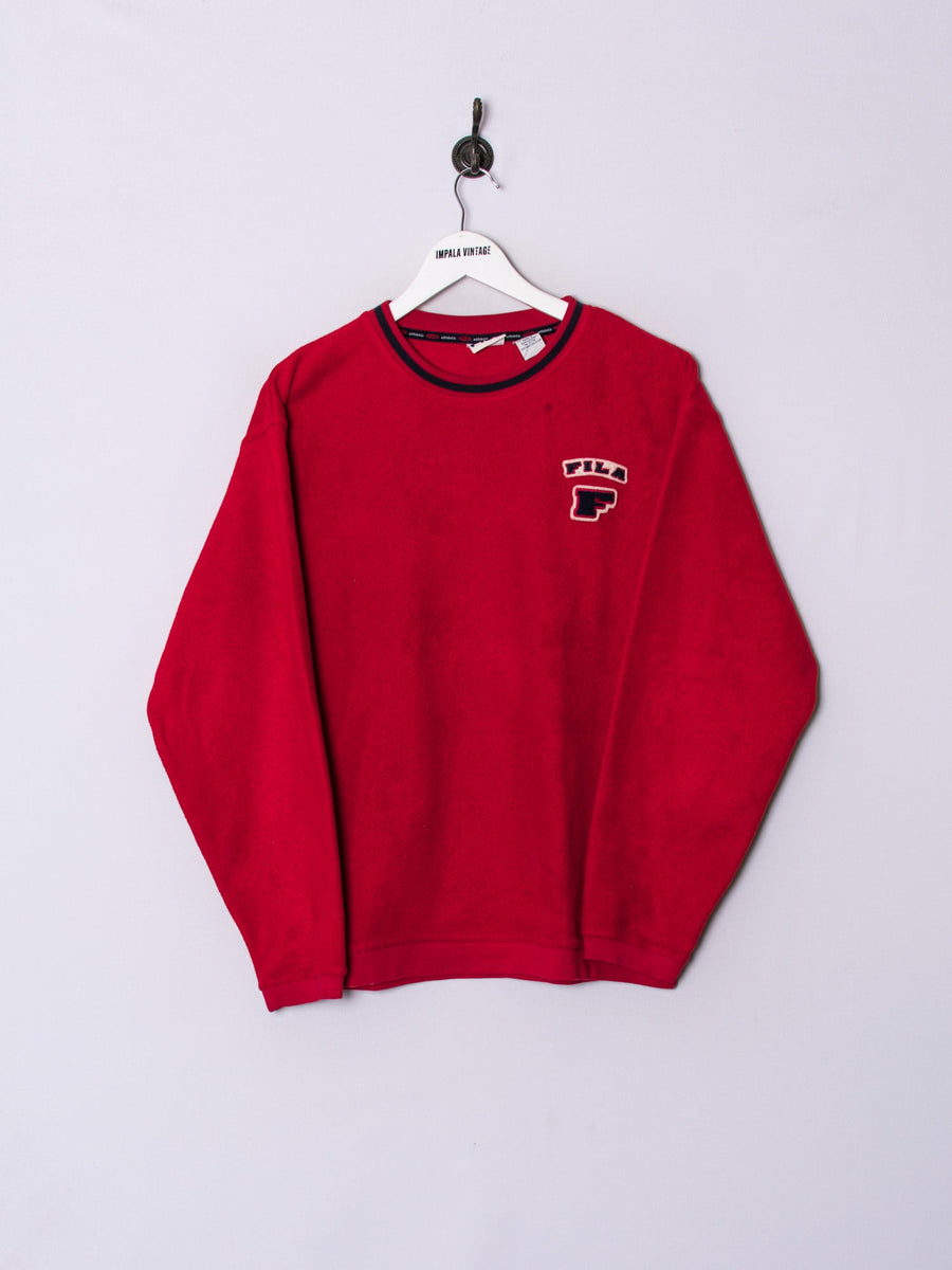 Fila Red Fleeced Sweatshirt