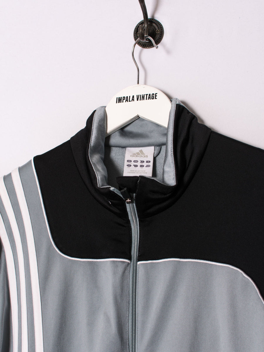 Adidas Gray & Black Track Jacket