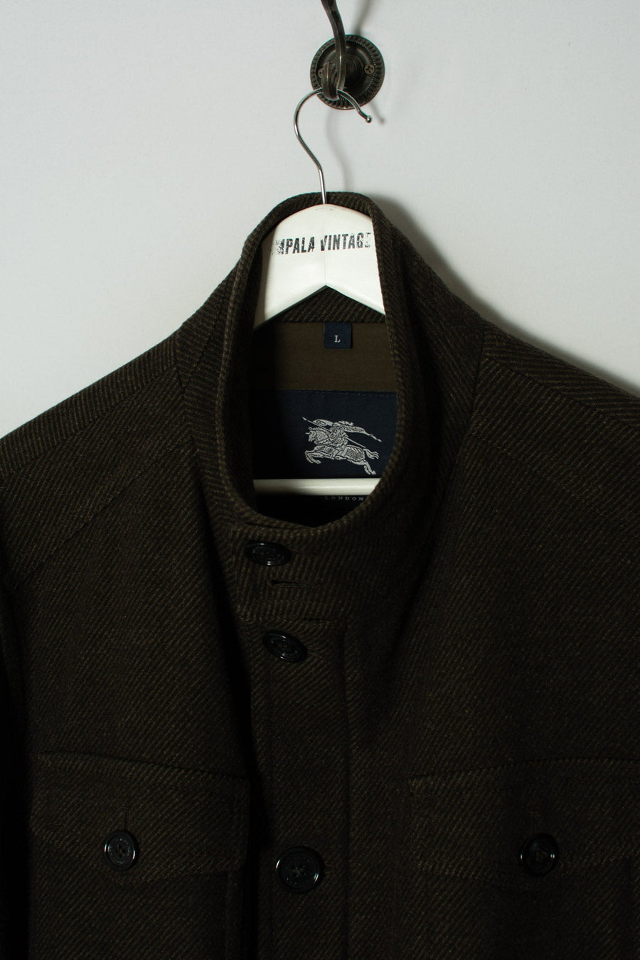 Burberry Buttoned Long Classic Jacket