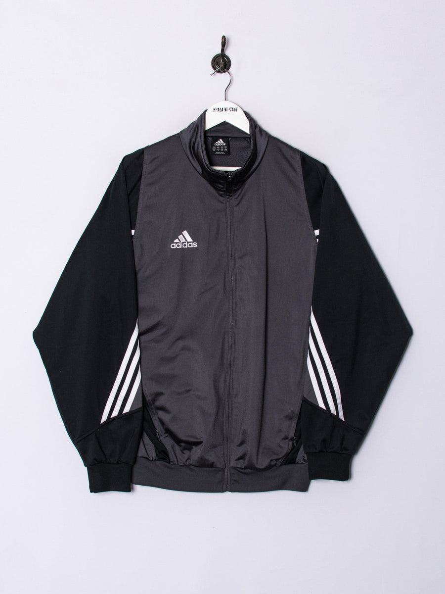 Adidas Black & Gray Track Jacket