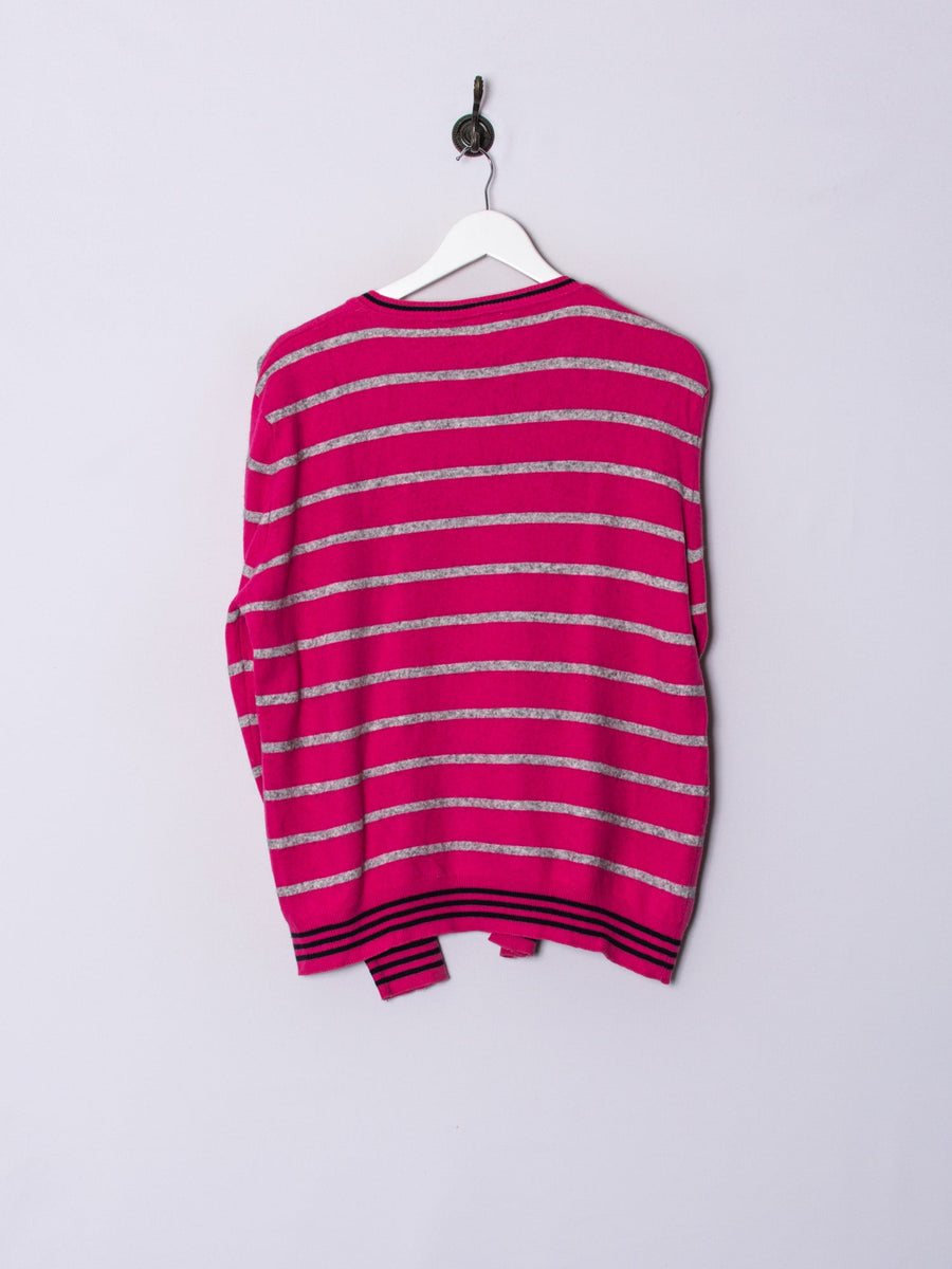 Lacoste Pink Stripes Sweater