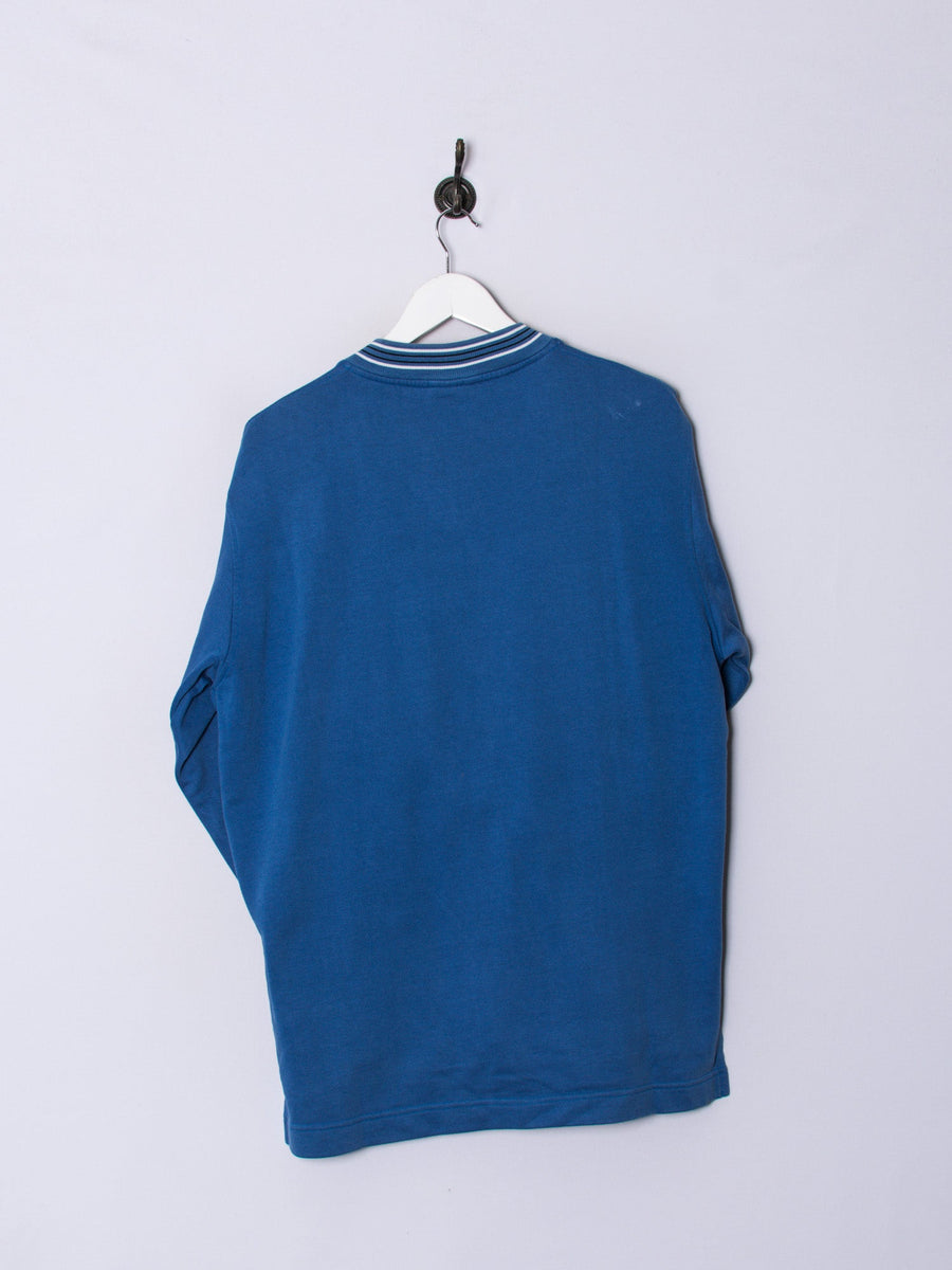 Umbro Blue V-Neck Sweatshirt