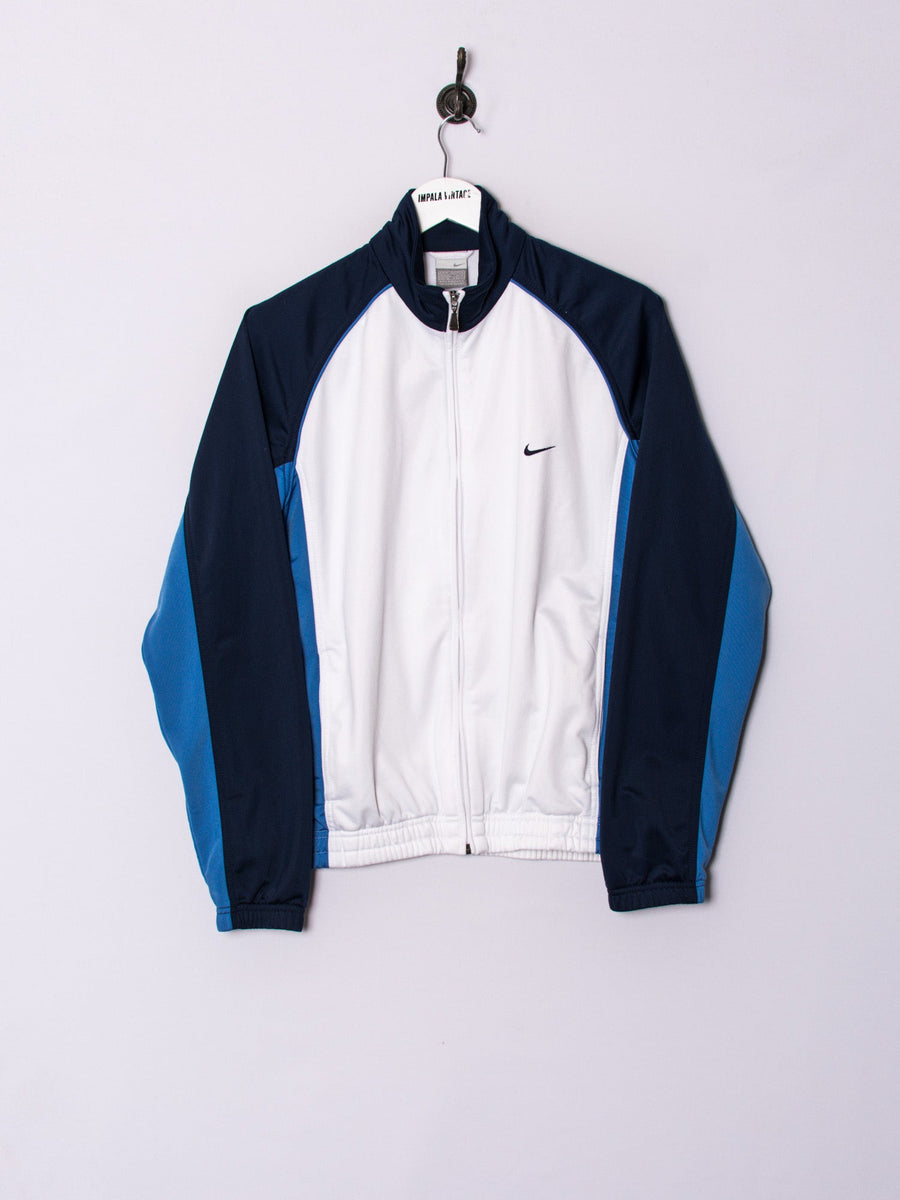 Nike White & Blue Track Jacket