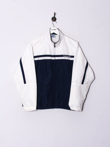 Reebok White & Blue Track Jacket