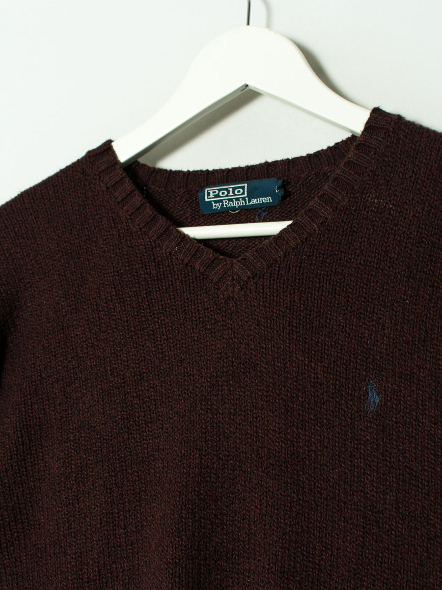 Polo Ralph Laurent Brown Sweater