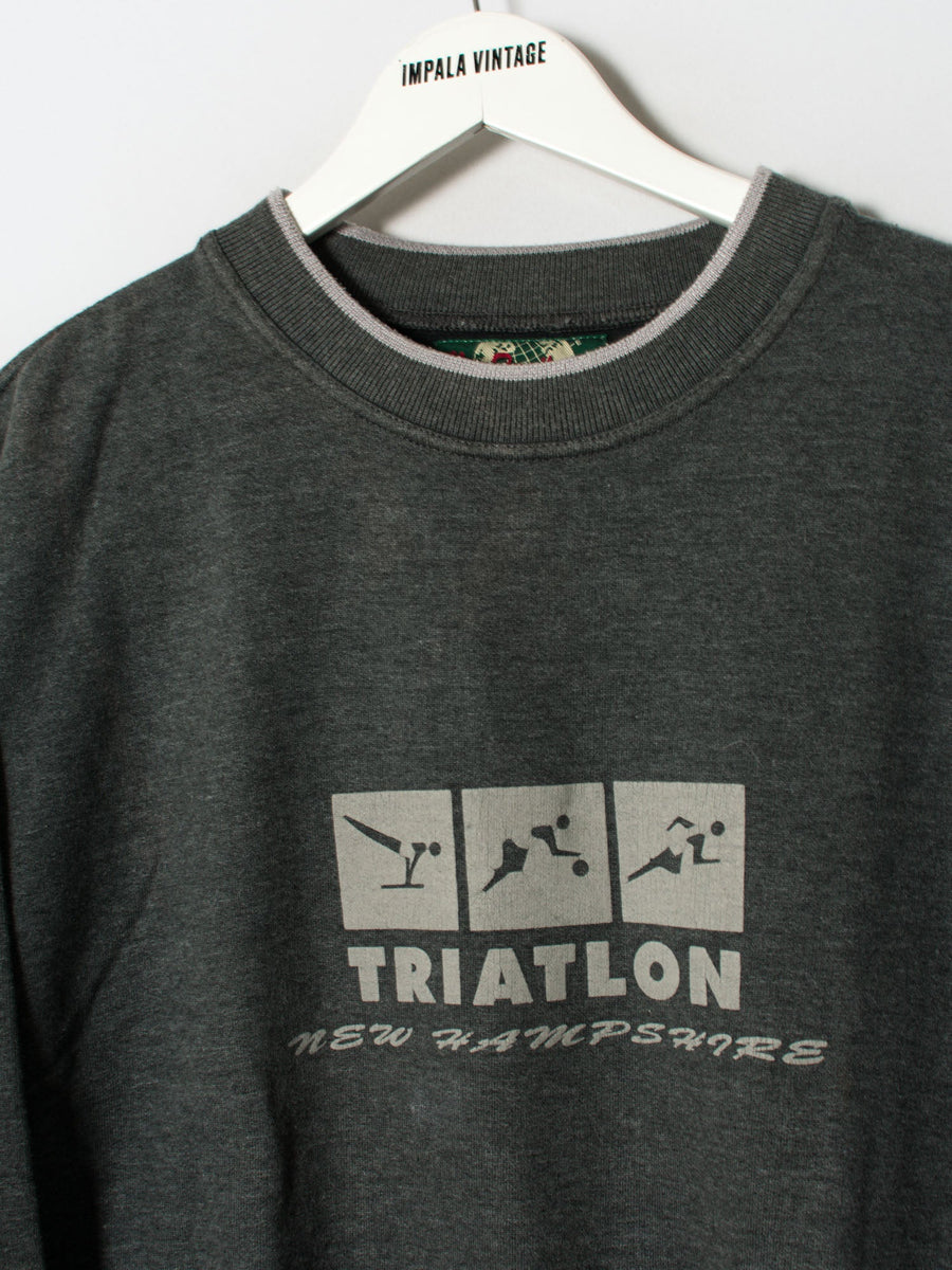 Triathlon Gray Sweatshirt