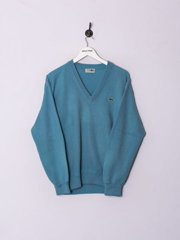 Lacoste Light Blue V-Neck Sweater