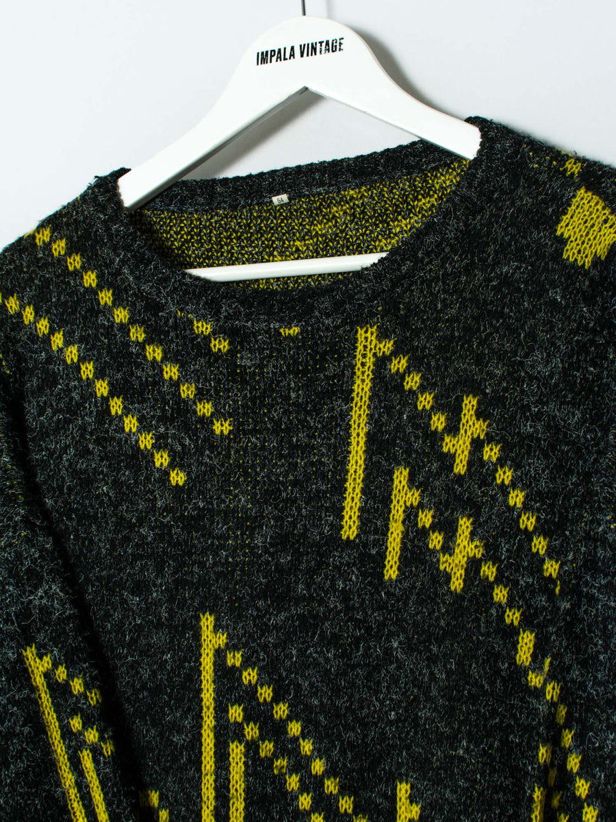 Grey & Yellow Sweater