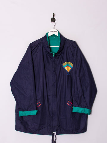Blue Reversible Long Jacket