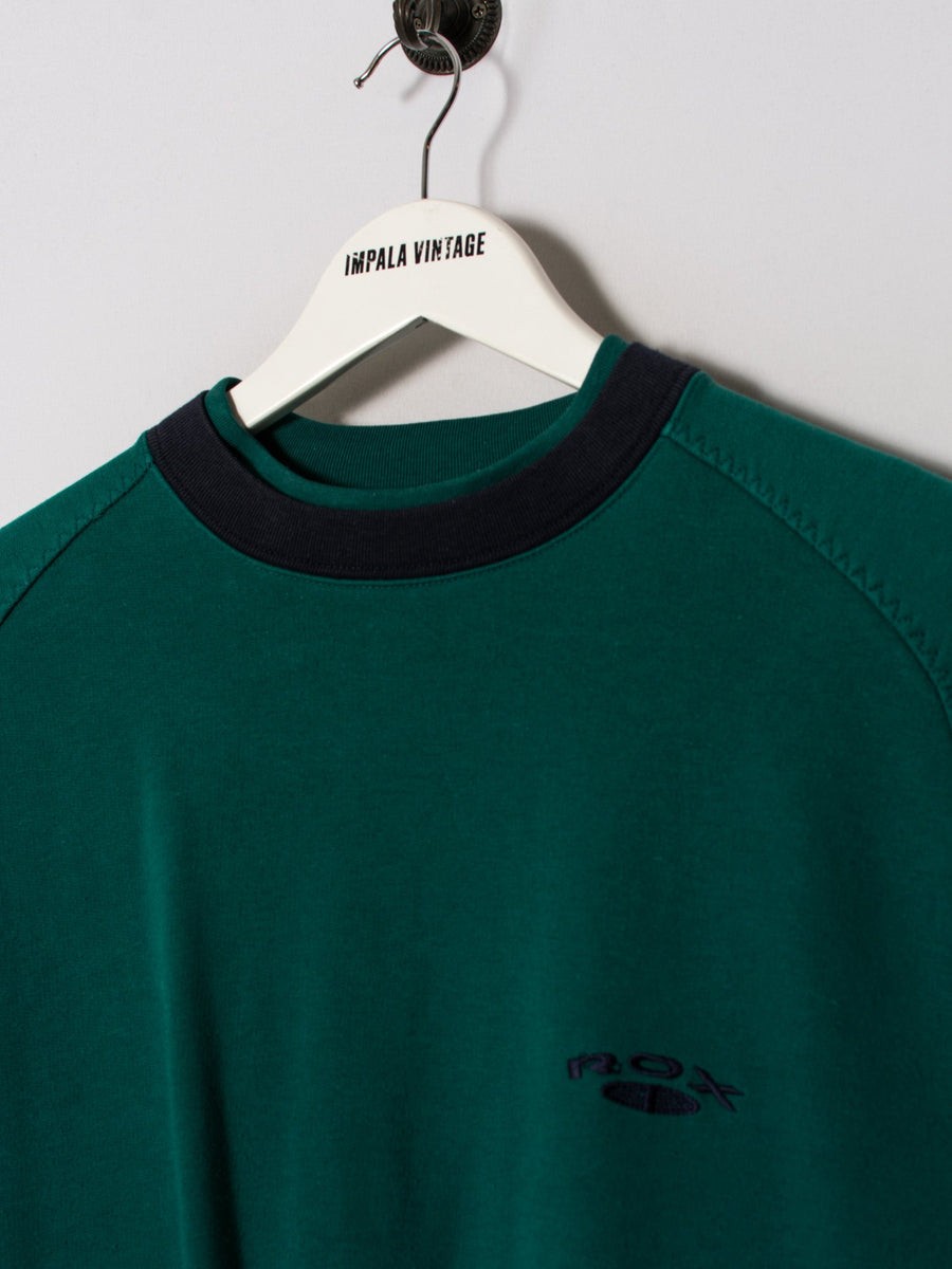 Rox Green Retro Sweatshirt