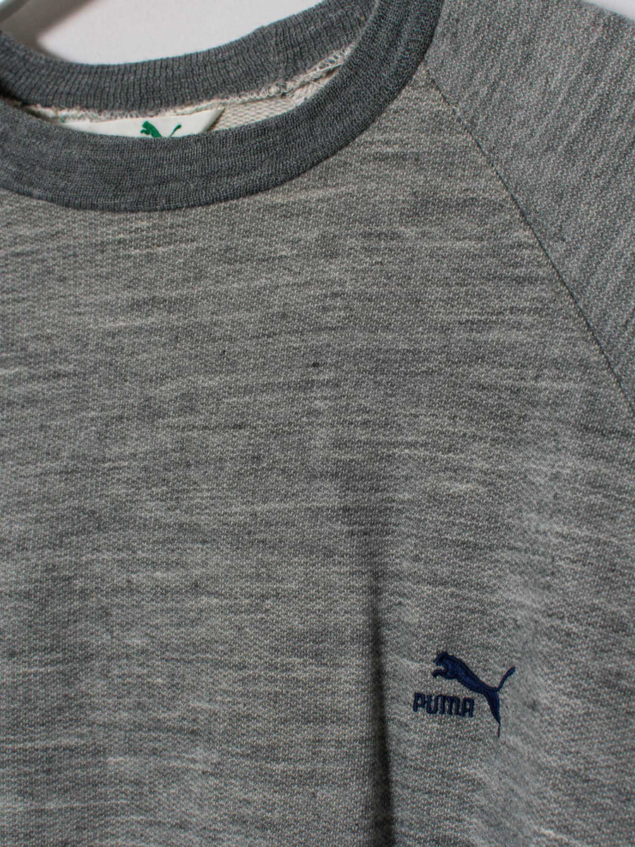 Puma Gray Retro Sweatshirt