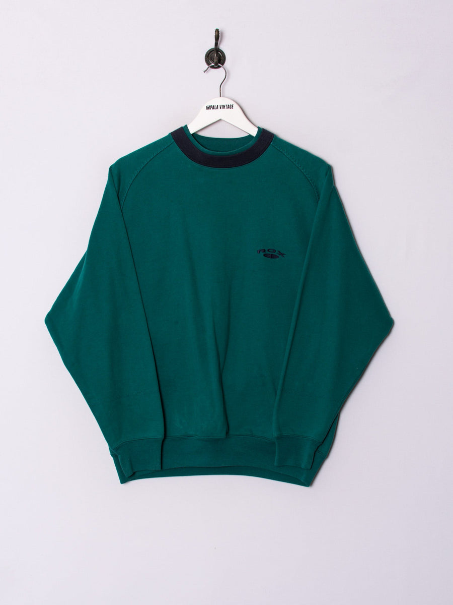 Rox Green Retro Sweatshirt