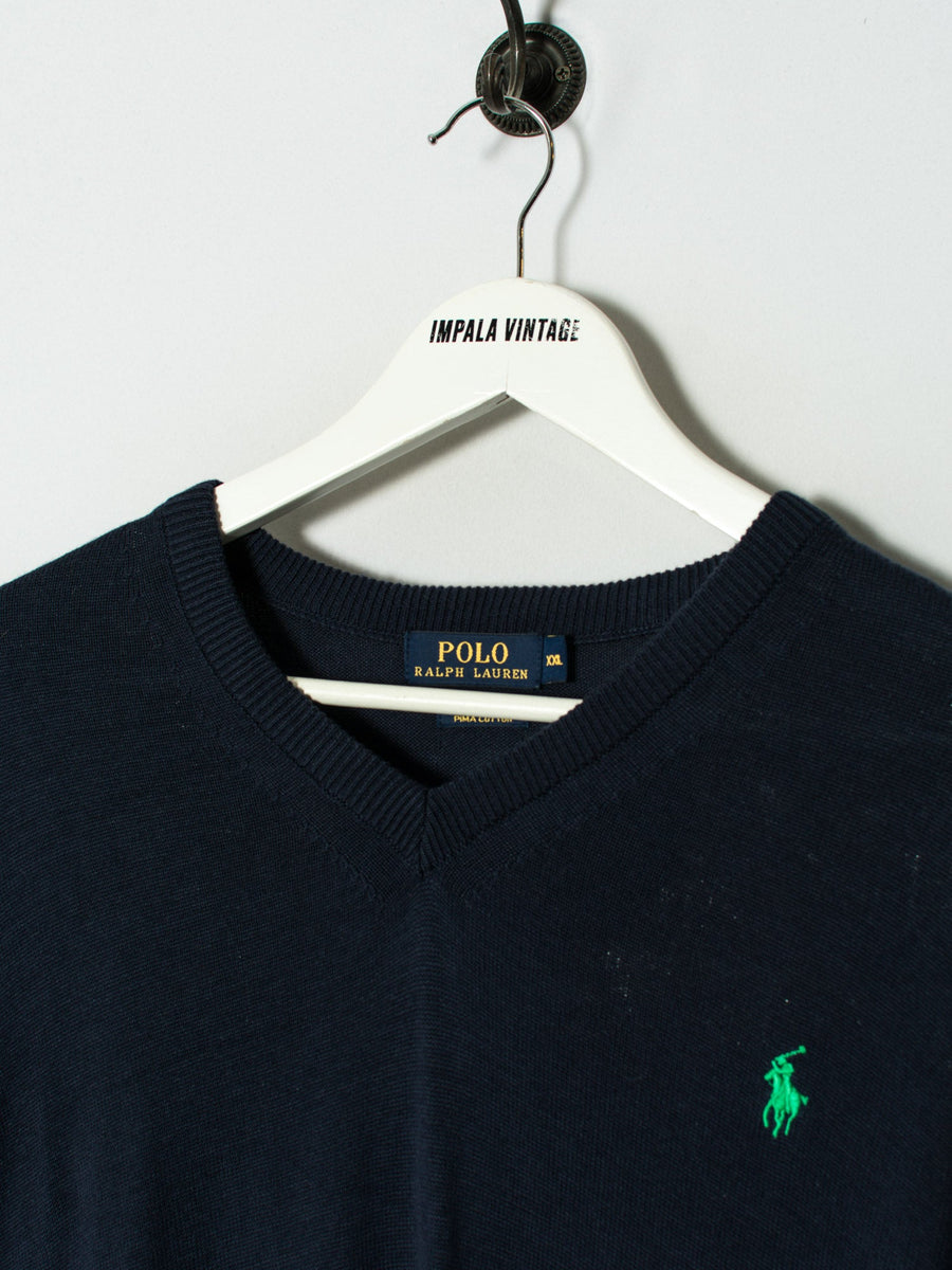 Polo Ralph Lauren Navy Blue Slim Sweater