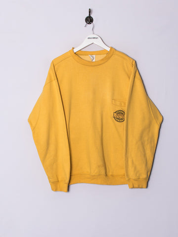 Fashion Yellow Retro Sweatshirt