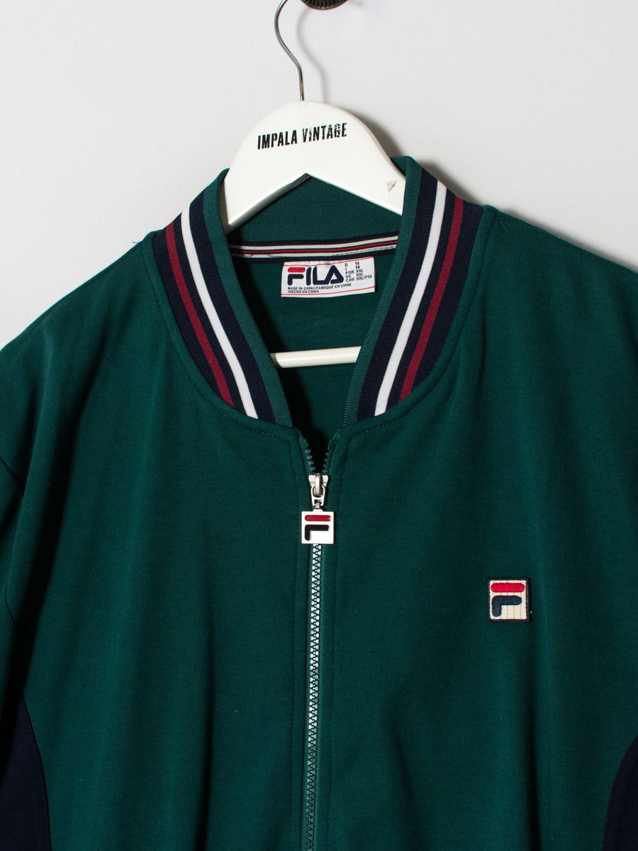 Fila Green Zipper Sweatshirt