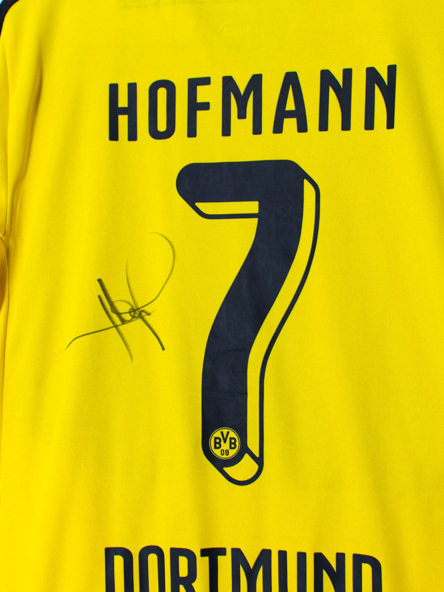 Borussia Dortmund Hofmann 7 Signed Puma Official Football 2015/2016 Home Jersey