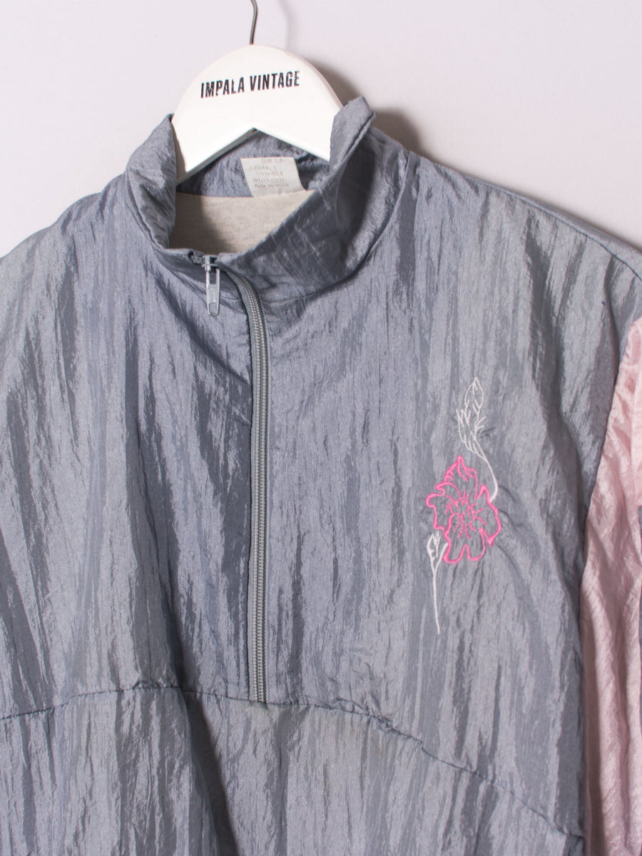 Gray & Pink Shell Jacket