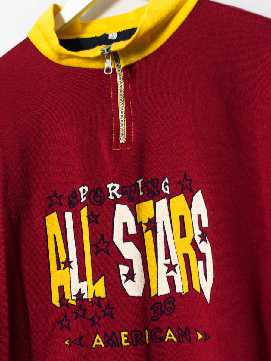 Sporting All Stars Retro 3/4 Sleeves Sweatshirt