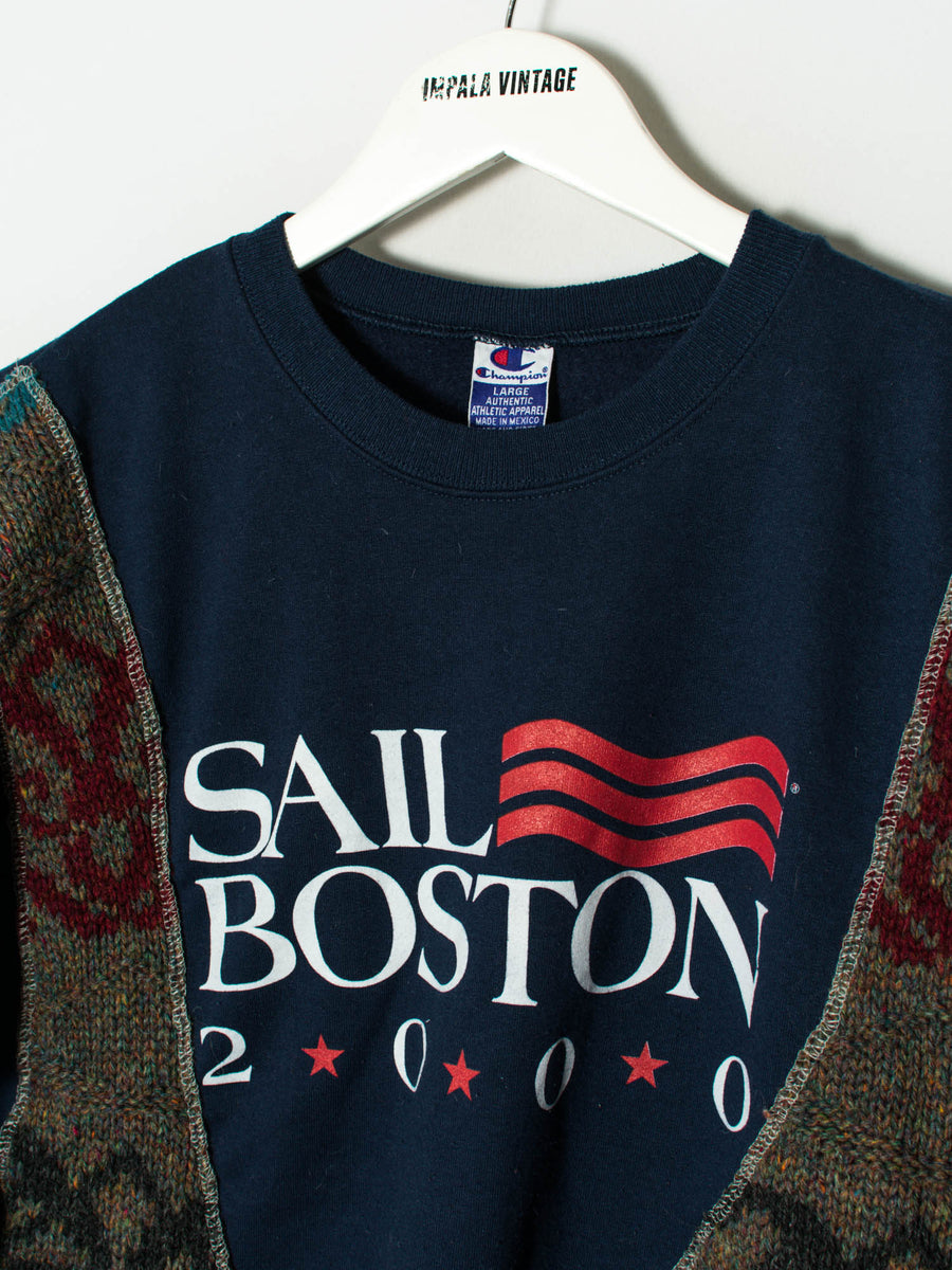 Champion Sails Boston 2000 Rework Sweatshirt