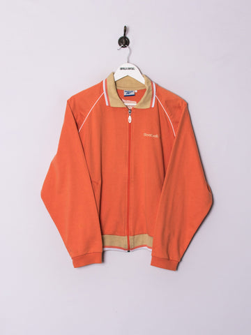 Reebok Orange Pastel Zipper Sweatshirt