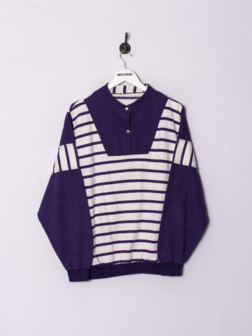 Purple Retro Sweatshirt