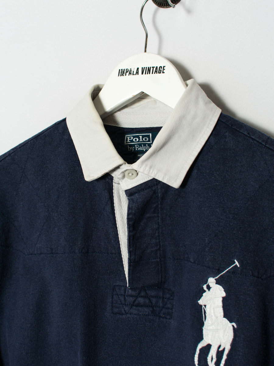 Polo Ralph Lauren Navy Blue II Long Sleeves Poloshirt