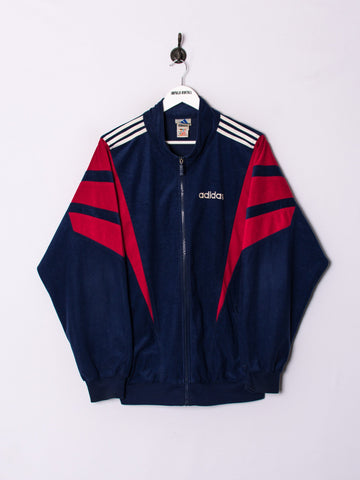 Adidas Blue & Red Velvet Jacket