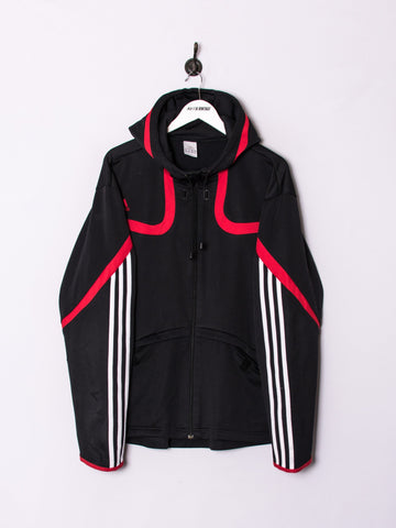 Adidas Black Hooded Track Jacket