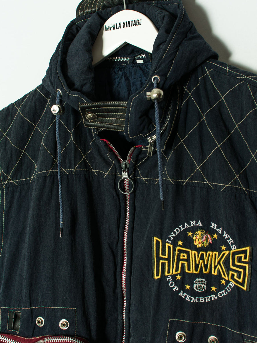 Indiana Hawks USA New Star Vest Hooded Jacket