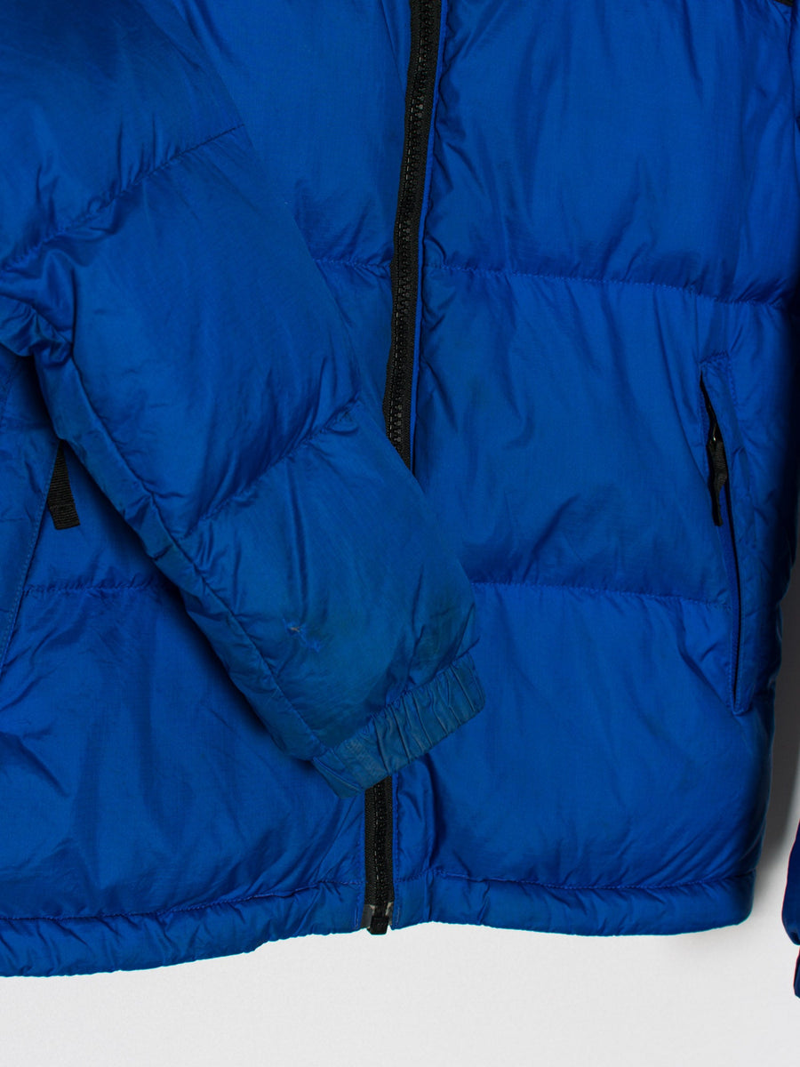 The North Face Blue & Black Puffer Jacket