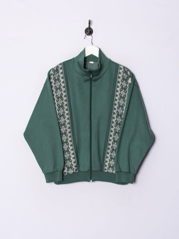 Green Zipper Sweatshirt