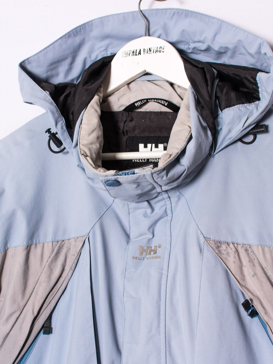 Helly Hansen Light Blue & White Ski Jacket