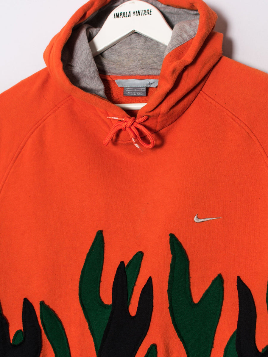 Nike Orange Rework V Hoodie