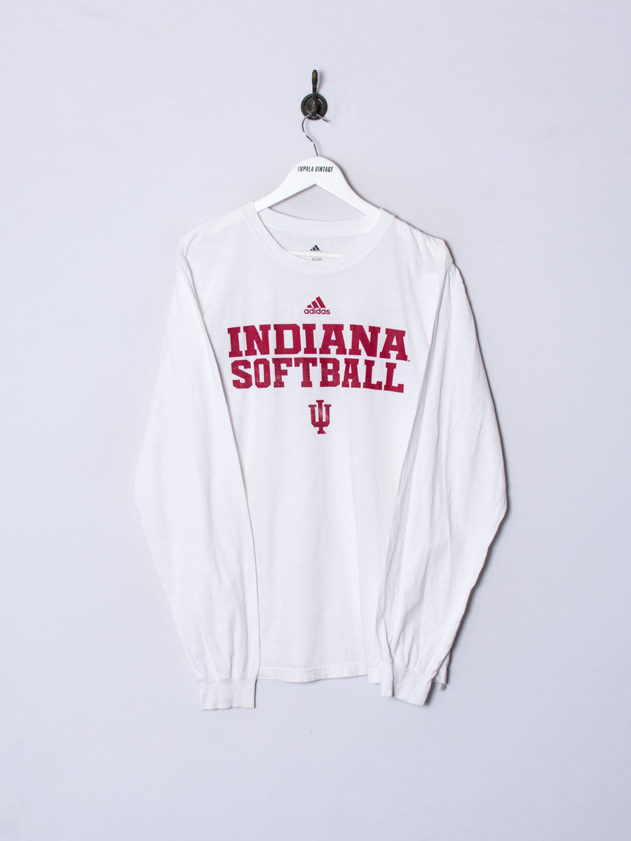 Indiana Softball Adidas Cotton Long Sleeves Tee