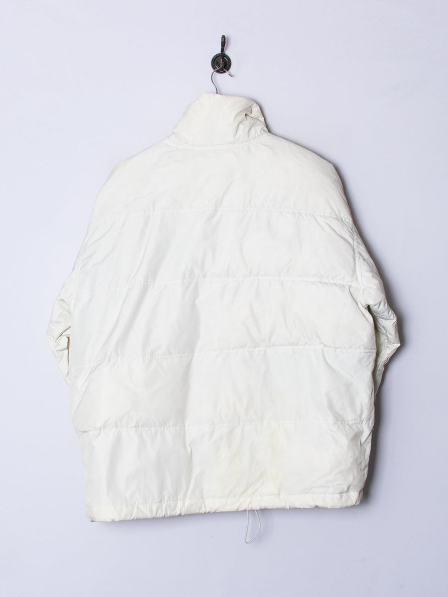 Ellesse White Heavy Puffer Jacket