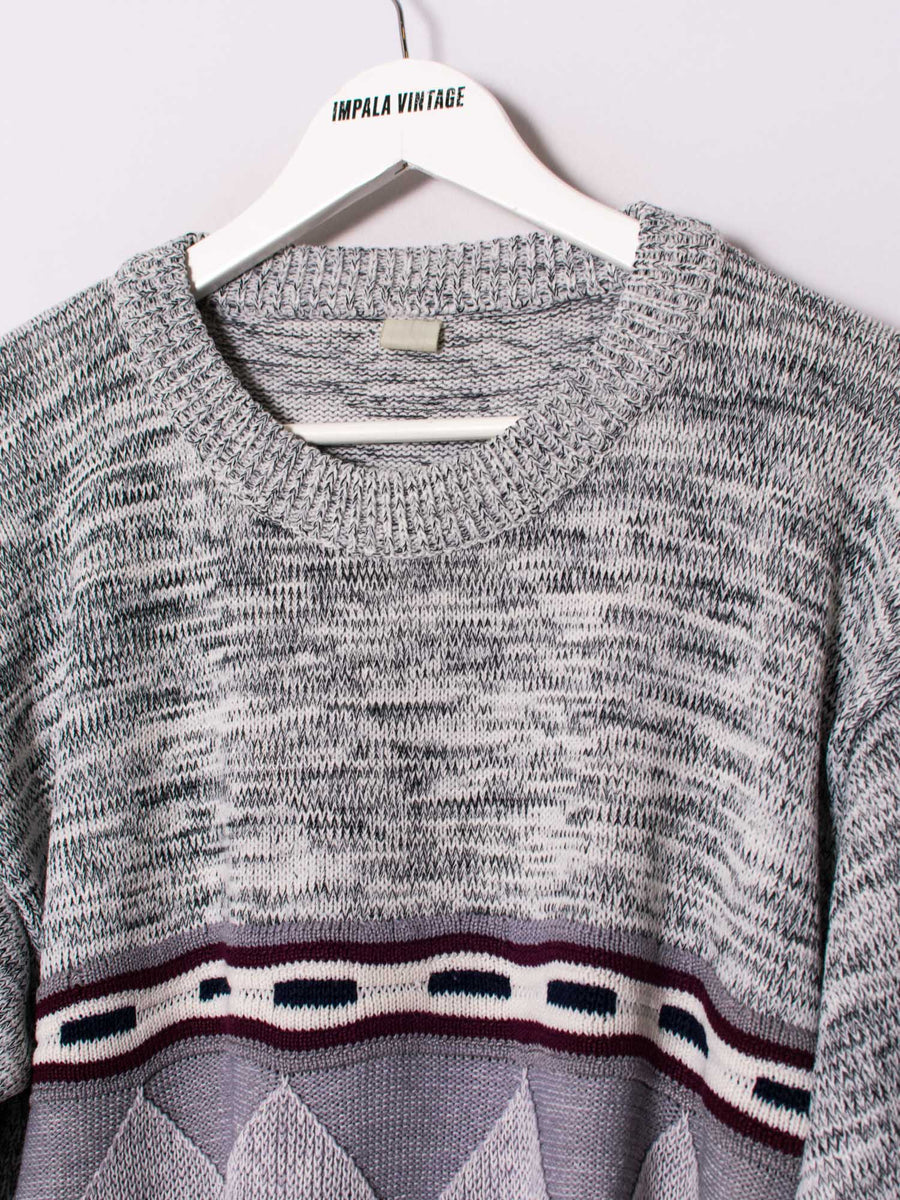 Purple Tringle II Sweater