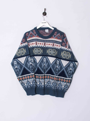 Blue II Retro Sweater