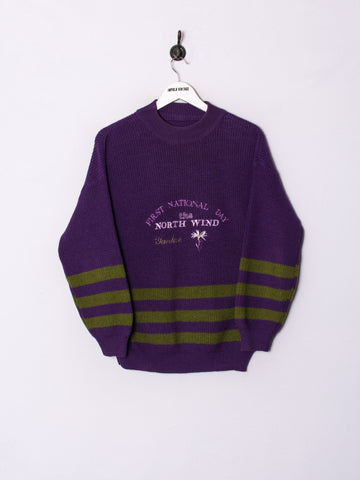 North Wind Purple II Sweater