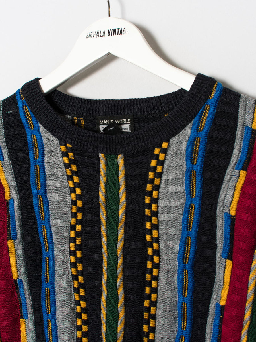 Man's World Stripes Sweater