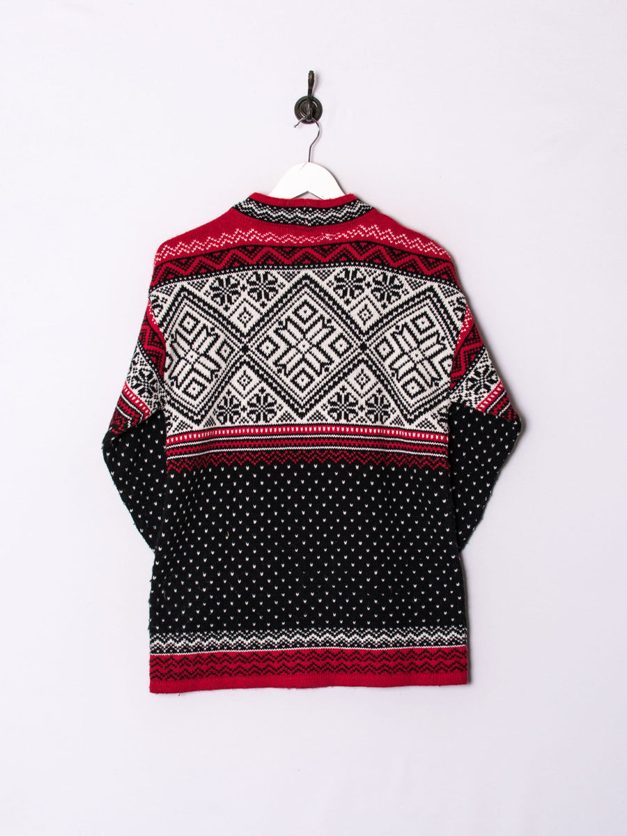 Black & Red Retro Sweater