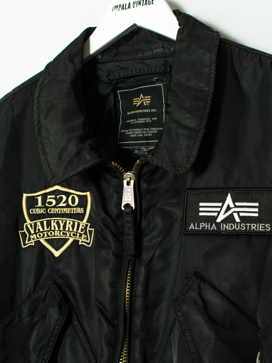 Alpha Industries Valkyrie Motorcycle Bomber Jacket
