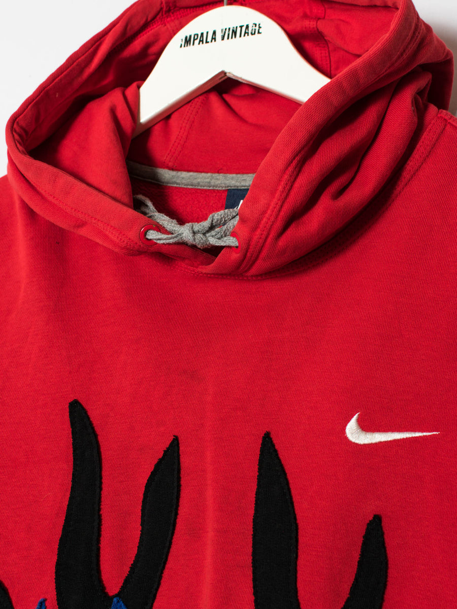 Nike Red Rework Hoodie