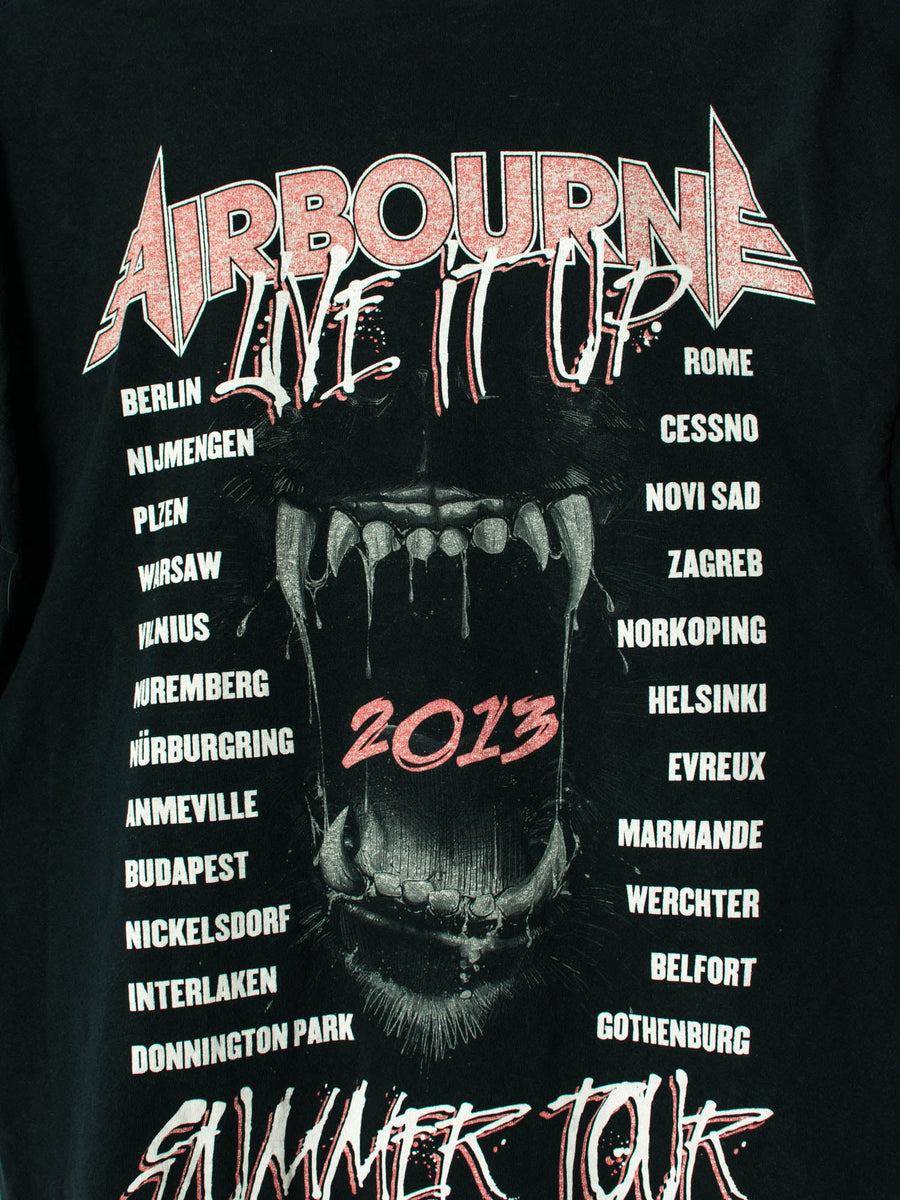 Airbourne Tour 2013 Cotton Tee