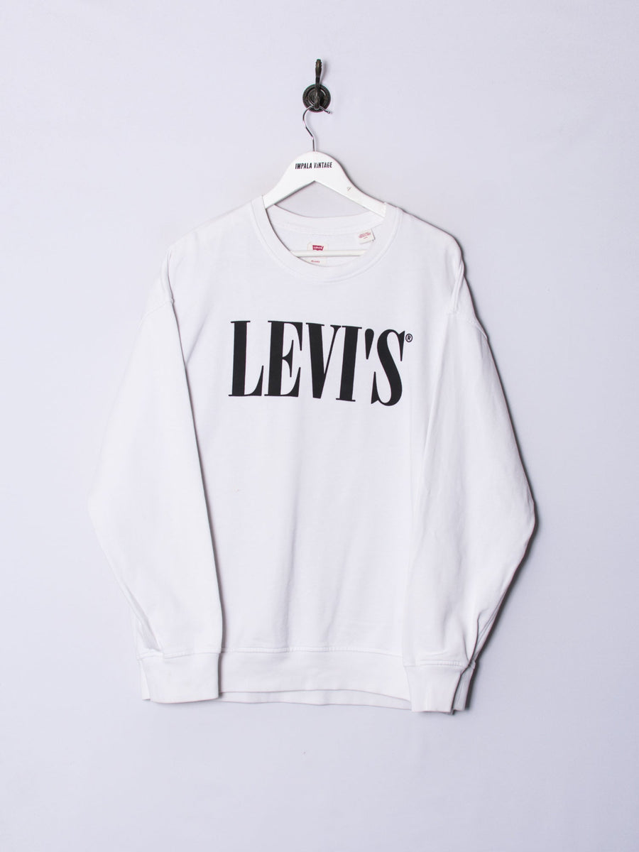 Levi's White I Sweatshirt