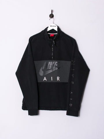 Nike Air Black Middled Zipper Sweatshirt