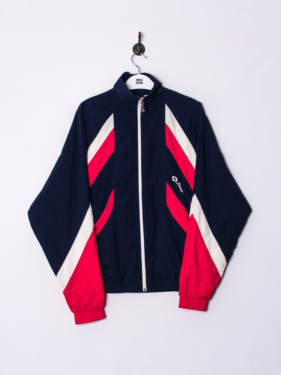 J'Hayber Navy Blue & Red Shell Jacket