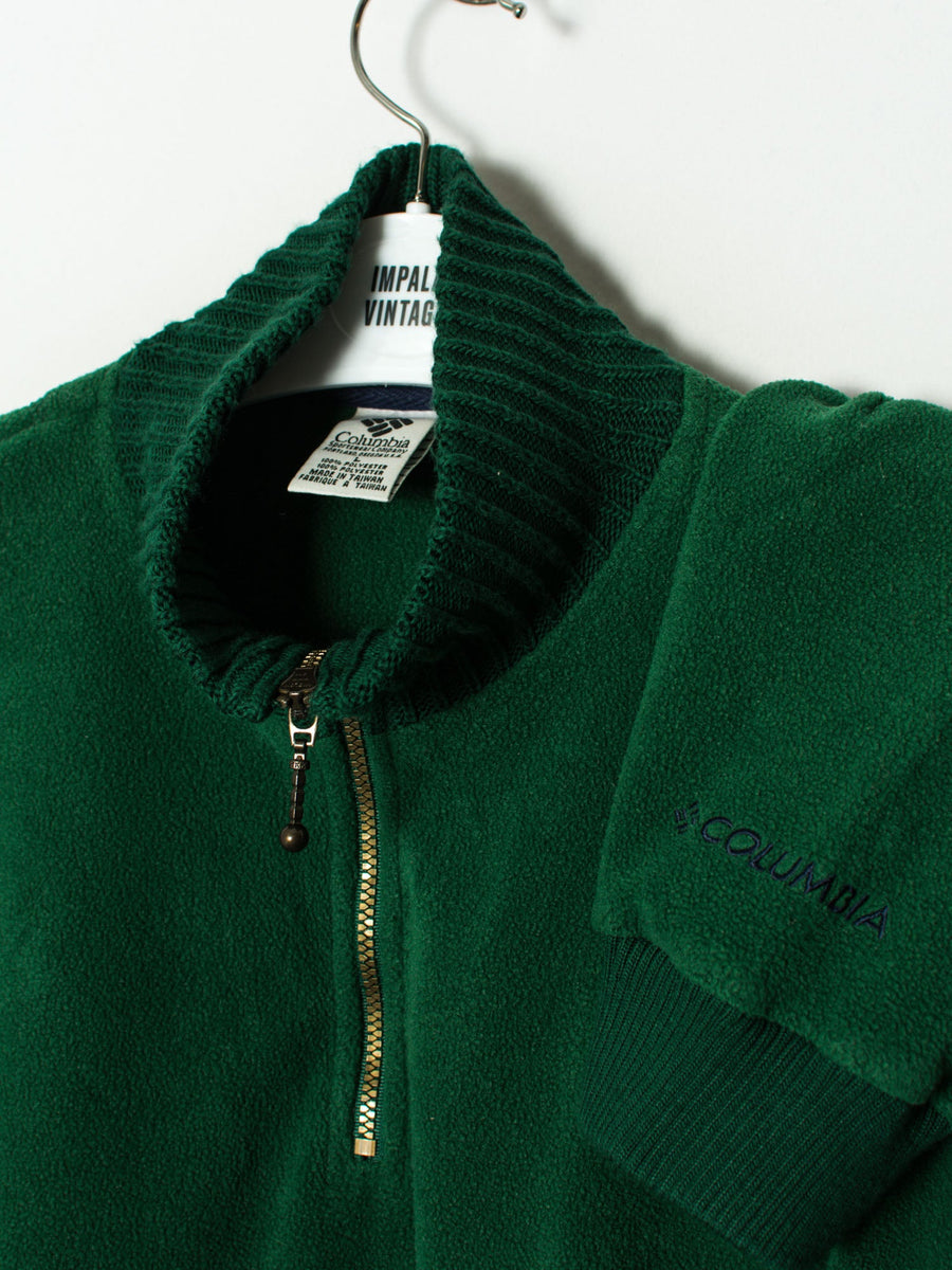 Columbia Green 1/3 Zipper Fleece