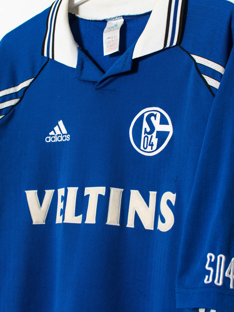 Schalke 04 Adidas Official Football 1998/2000 Home Jersey