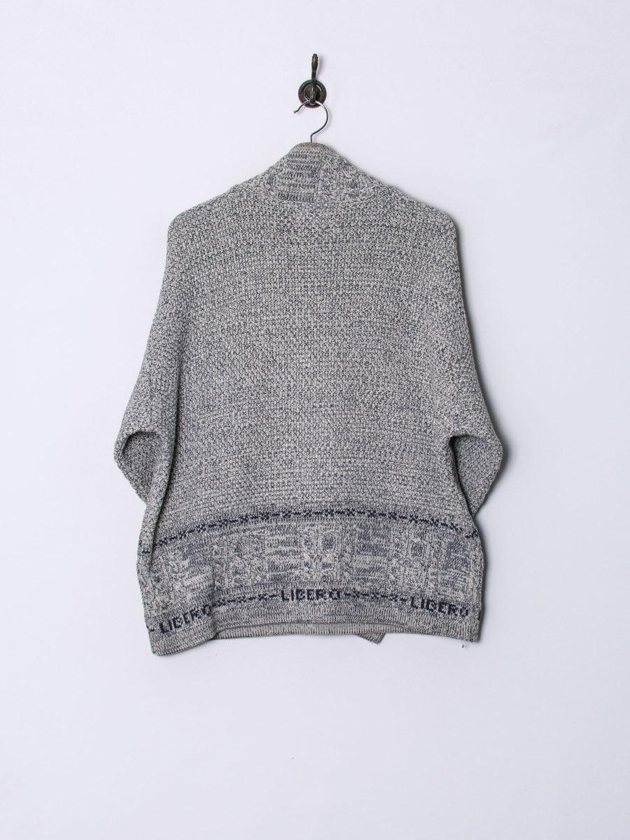 Libero 1/3 Zipper Gray II Sweater